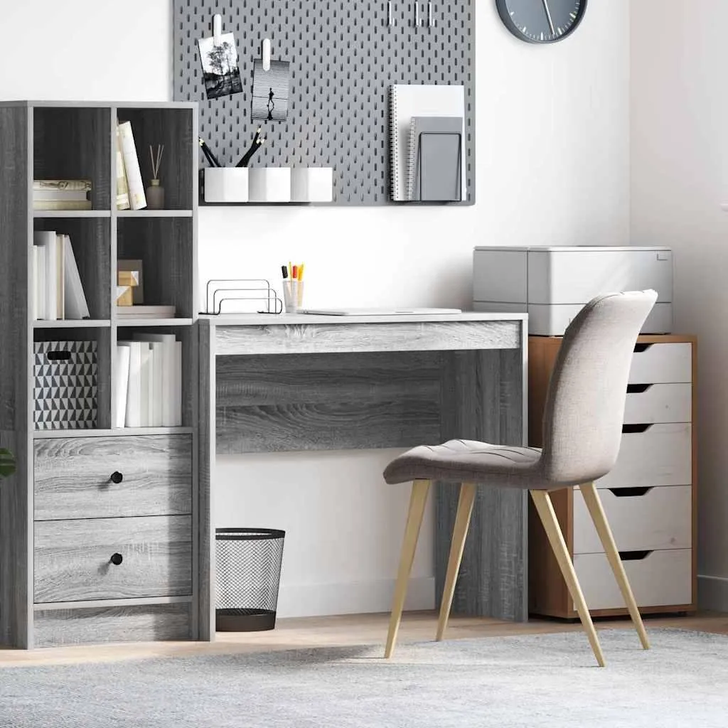 Scrivania Grigio Sonoma Maison Exclusive 90 cm - Arredo Casa e Studio