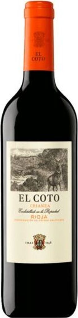 El Coto Crianza Rioja trockener und fruchtiger Rotwein Produktbild 
