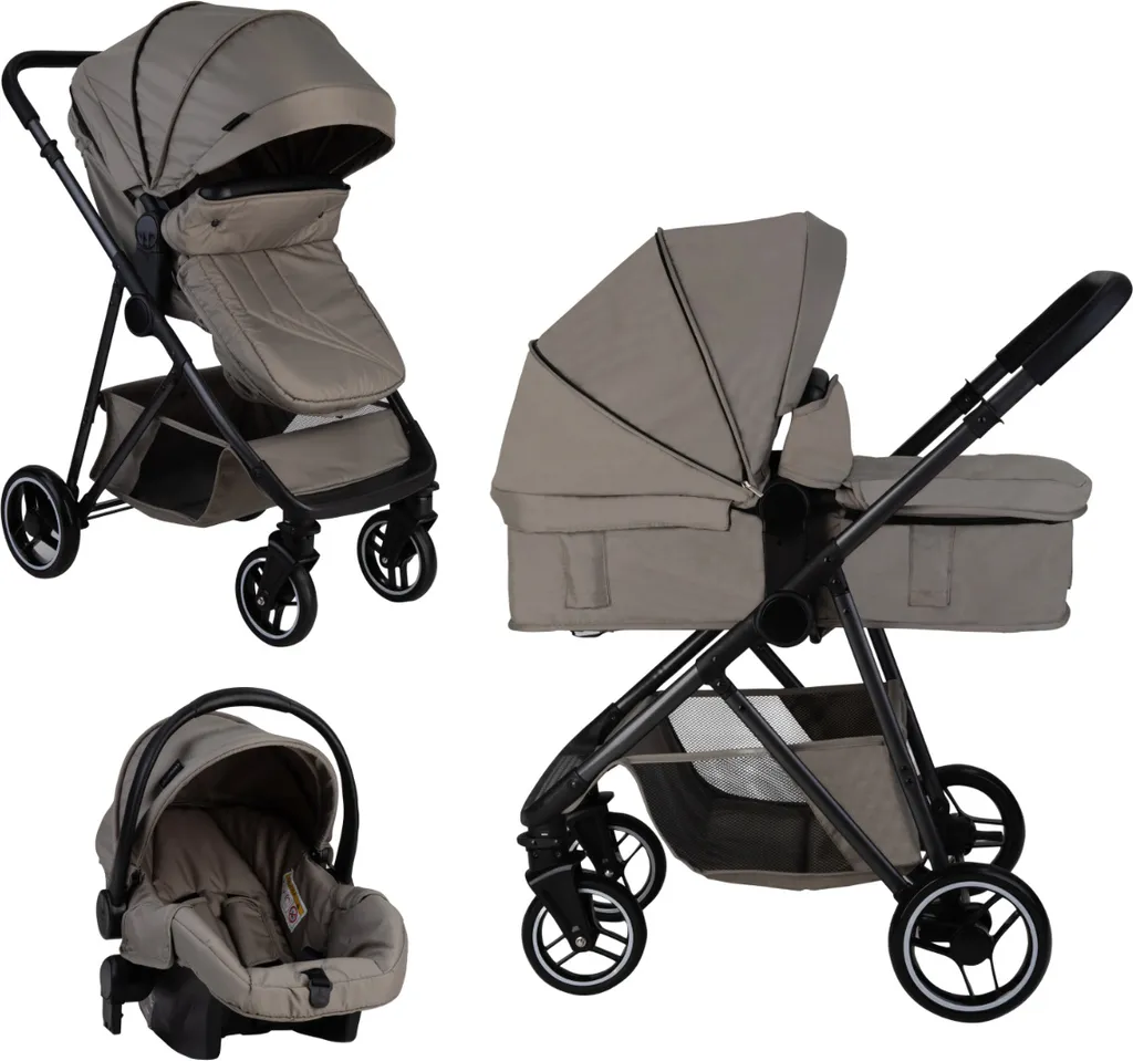 Finis les Secousses avec la Poussette Rover Olive 3 en 1 Ultra Confort