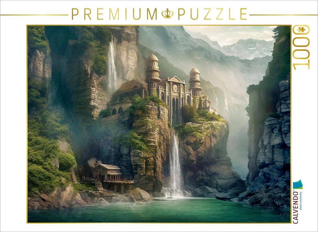 CALVENDO Puzzle Ein Motiv aus dem Kalender Im Reich der Elben | 1000 Teile Lege-Größe 64x48cm Foto-Puzzle für glückliche Stunden