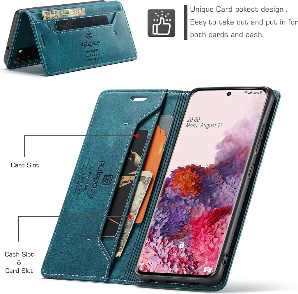 Custodia Samsung S20 Vintage Blu - La Compagna di Viaggio Ideale - 2