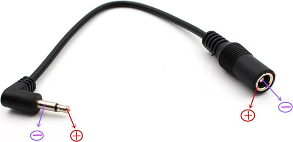 kabel konwertera zasilania 5,5 mm * 2,1/2,5 mm na 3,5 mm Zdjęcie produktu 