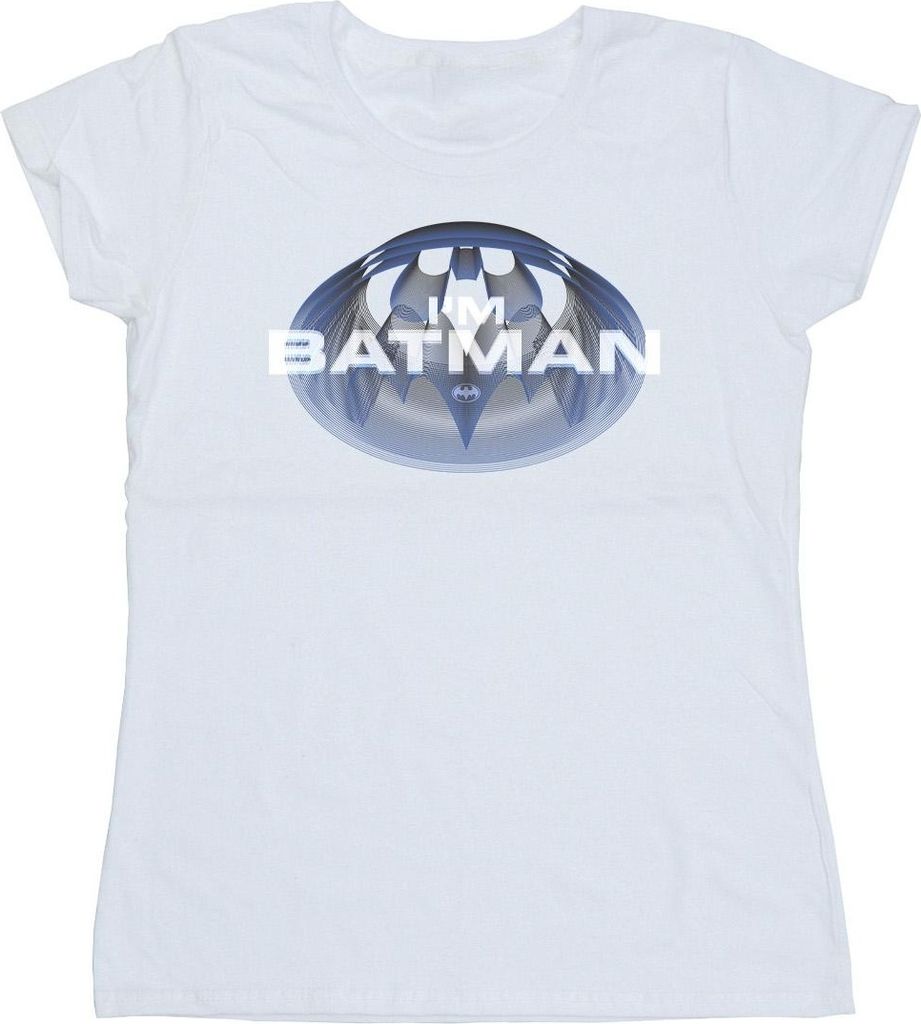 DC Comics - "I'm Batman" T-Shirt für Damen BI43879 (XL) (Weiß)