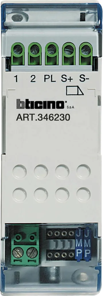 Relais d'ouverture de porte BTICINO pour interphonie bus 2 fils