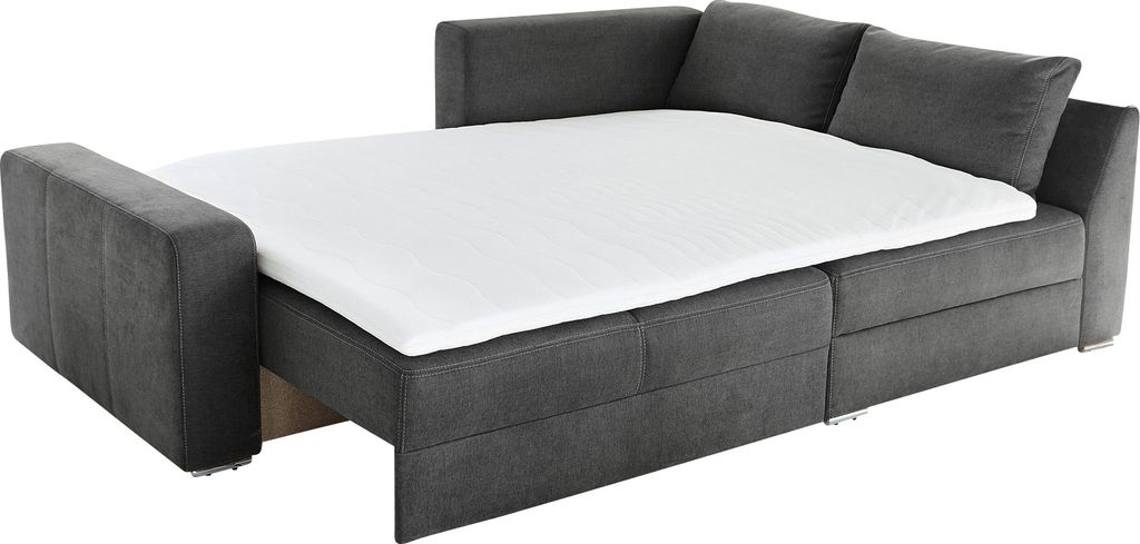 ECKSOFA-DAUERSCHLÄFER 260/181/88 cm Boxspring Federkern Produktbild 10