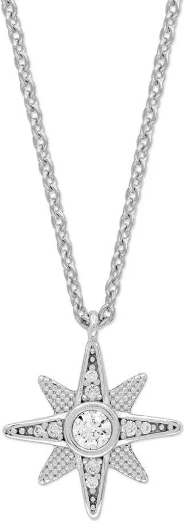 Collier Étoile Argent 925 Anti-Allergie et Zirconium - Bijou Peau Sensible