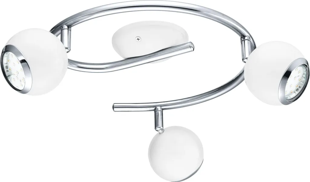 Plafonnier LED Blanc 3 Lampes pour Éclairer les Coins Sombres de Maison