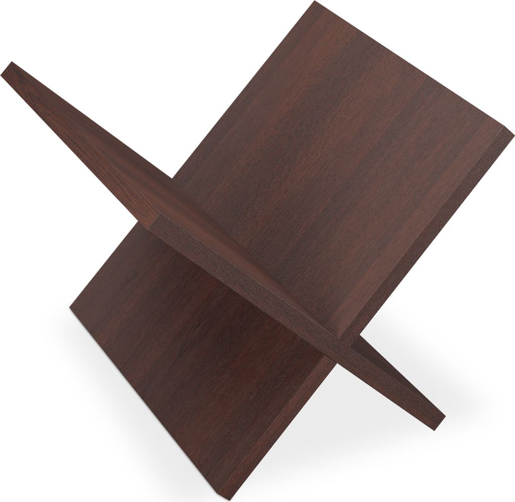 Lectuurbak Holz - 25,5 x 32 x 29 cm - modern - dunkelbraun