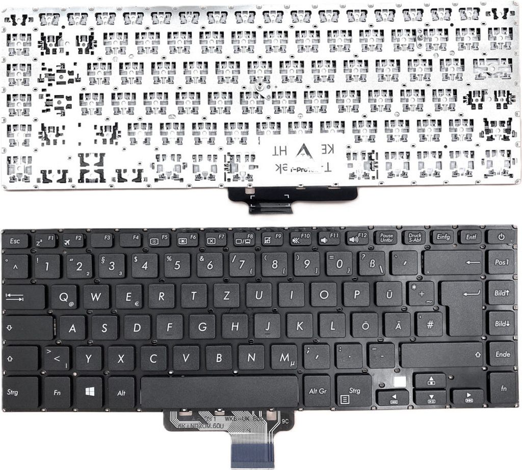 DEUTSCHE-Tastatur Keyboard kompatibel für Asus VivoBook 15 X510UA-EJ1190T