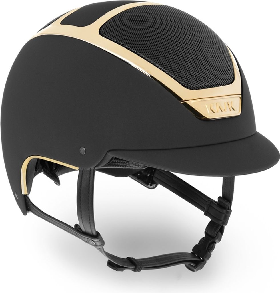 KASK Dogma Chrome Light Gold Frame Reithelm inkl. Liner "Vorgängermodell"