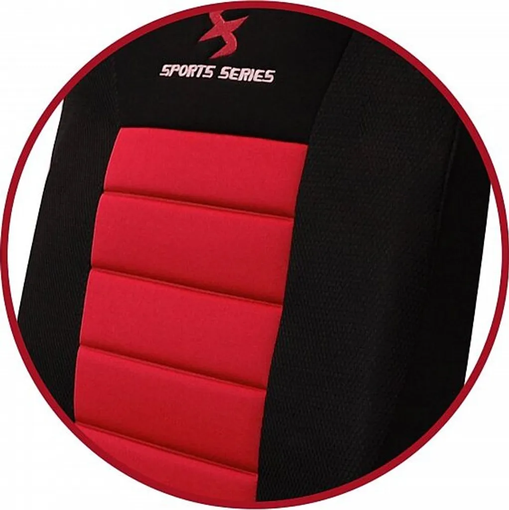 Housses de siège auto Rootz avec broderie Dragon en polyester robuste - 4
