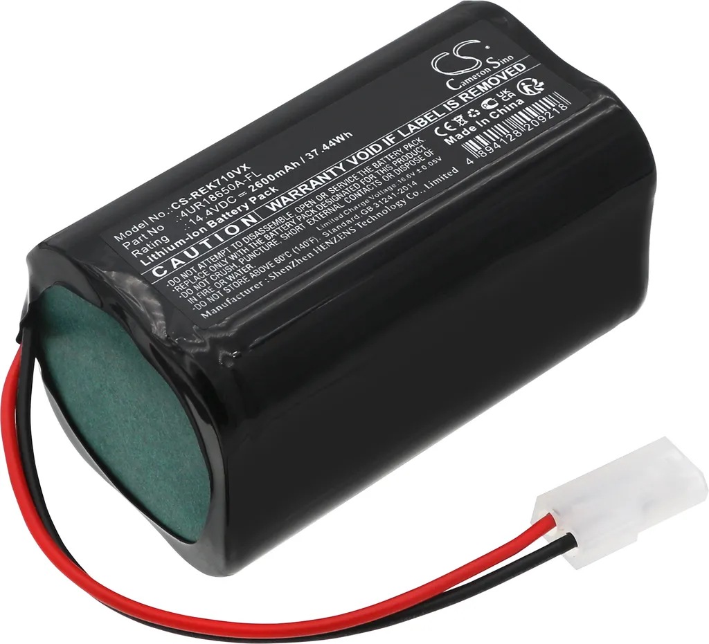 Batterie pour robot Roomy Gold remplaçant le modèle 4UR18650A-FL Li-ion