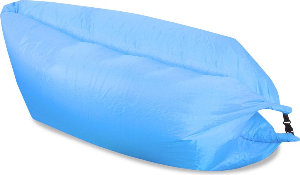 Aga LAZY BAG kanapa na powietrze 200x70 cm Niebieski Zdjęcie produktu 