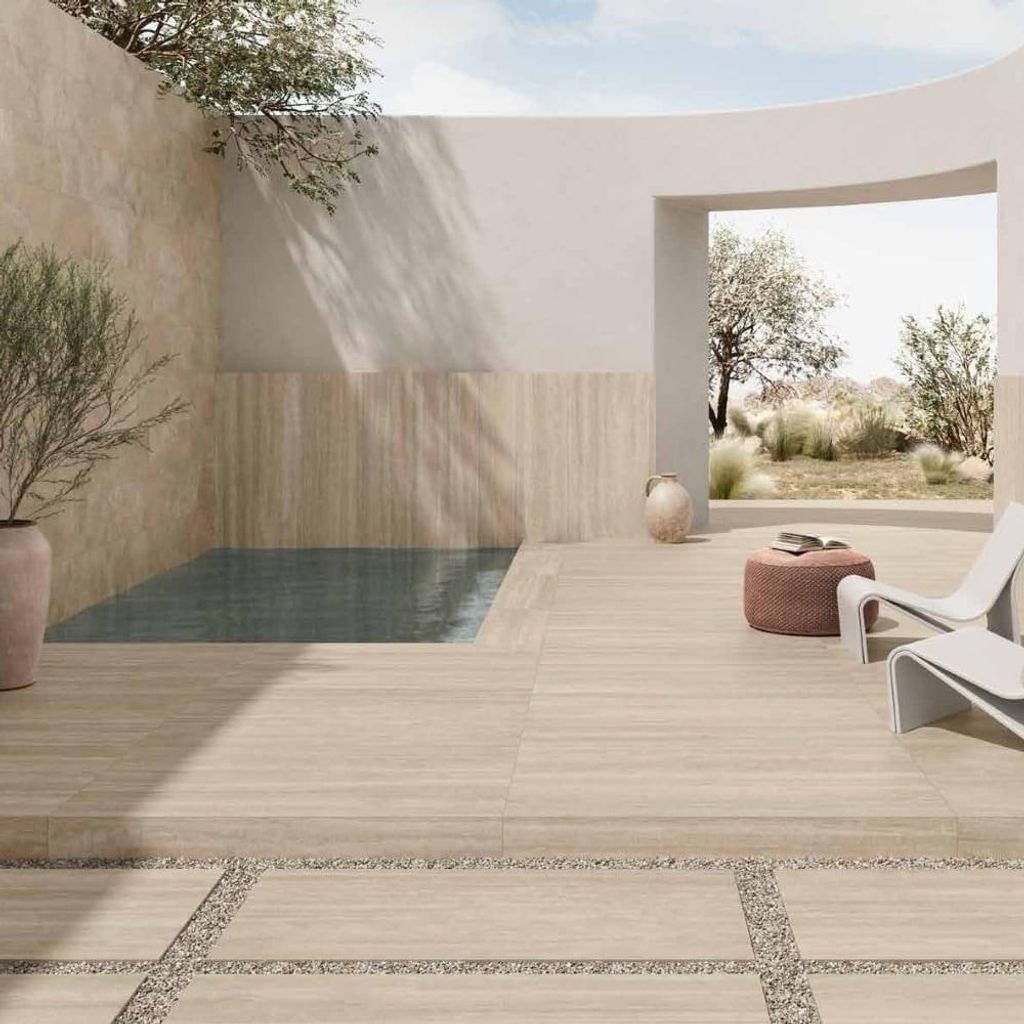 CASA39 Fliesen Travertin Beige 30x60 cm Caesar Iconica