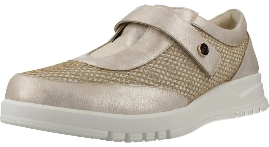 Baskets Confortables Pitillos 20303P Dorées avec Semelle Amortissante