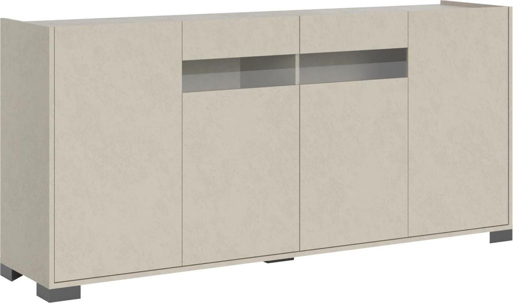 ITAMOBY - Kommode 4 Türen 174x40x81 cm Riflesso cashmere