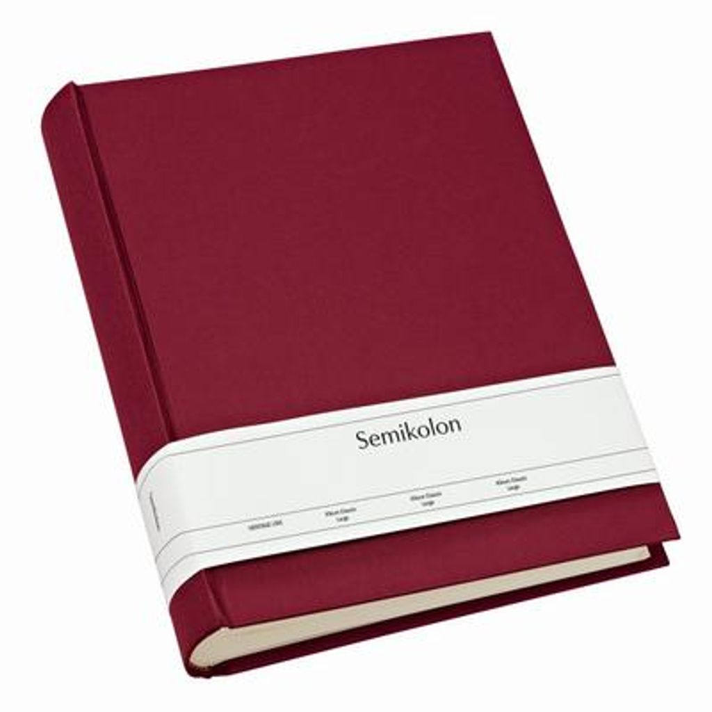 Semikolon Album Classic Large burgundy