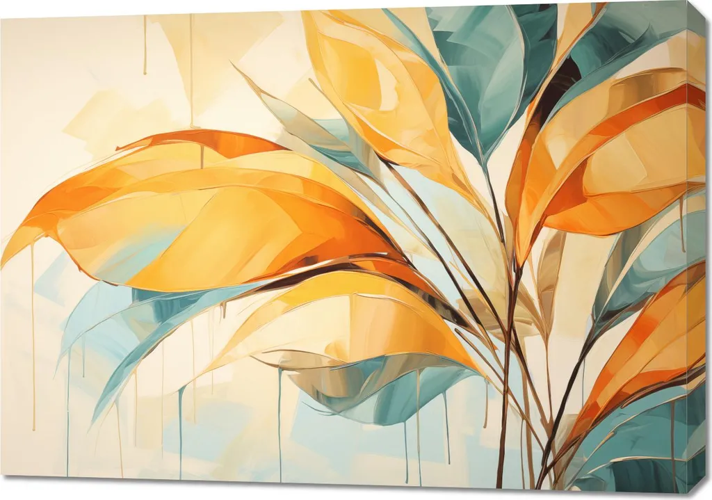 Quadro 100x70 cm Colori della Natura | Tela Canvas Moderna per Soggiorno