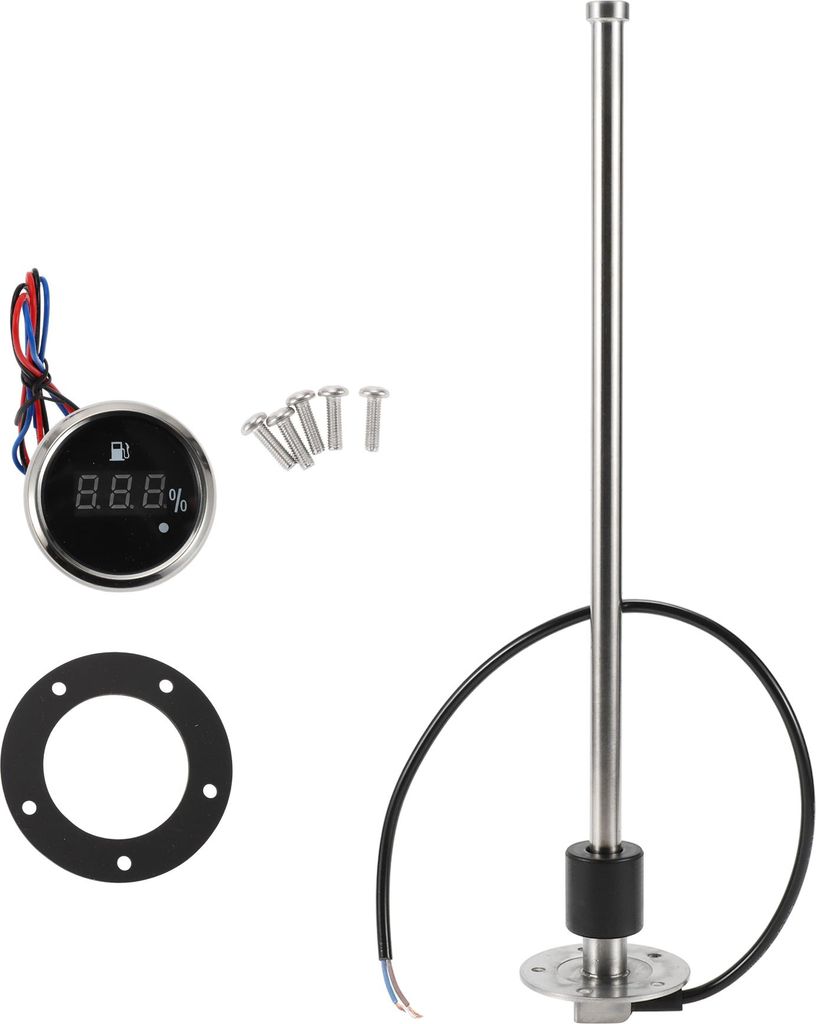 406mm Länge Kraftstoff-Sendeinheit und Messgerätesatz Boot Kraftstoff-Sendeinheit Marine Kraftstoff-Sendeinheit Metall 1 Satz 240-33 Ohm
