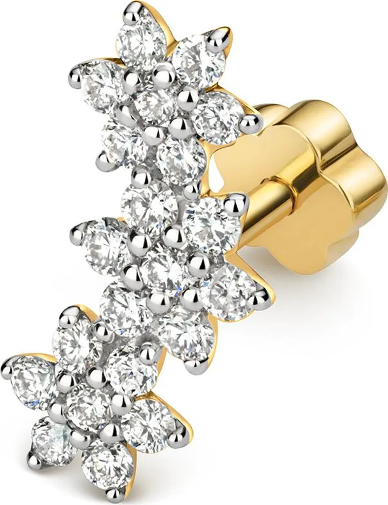Bijou de cartilage femme en or et diamant pour un look chic unique