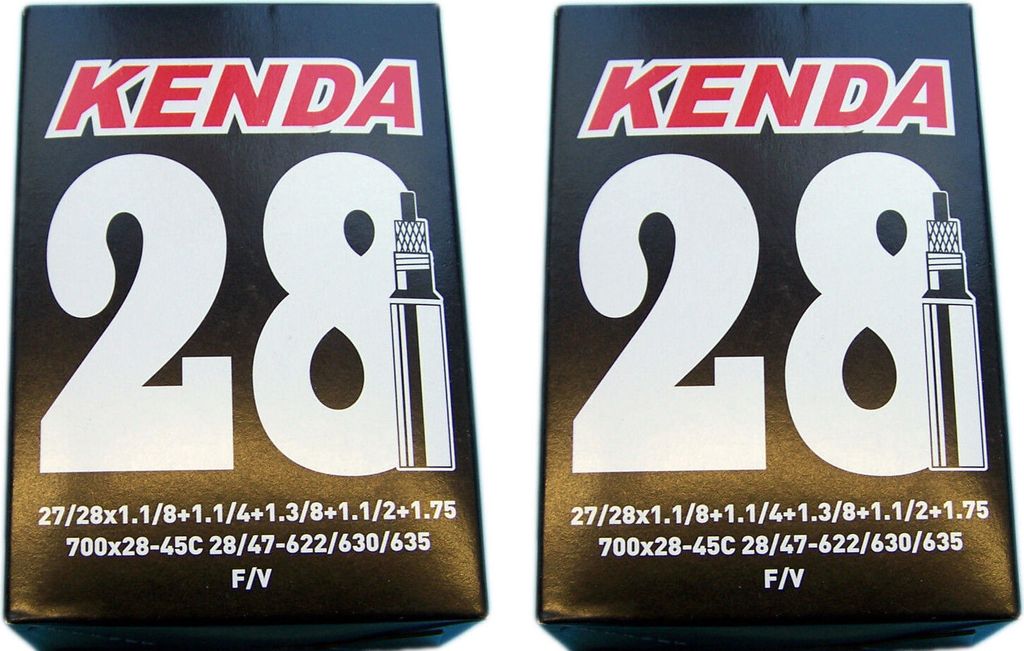 2x Kenda Schlauch Fahrradschlauch 28 x 1.1/8  1.1/4  1.3/4 Produktbild 