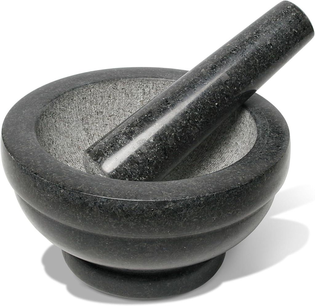 wenco Mörser & Stößel Set aus Granit ⌀ 16cm – Perfekt für Produktbild 