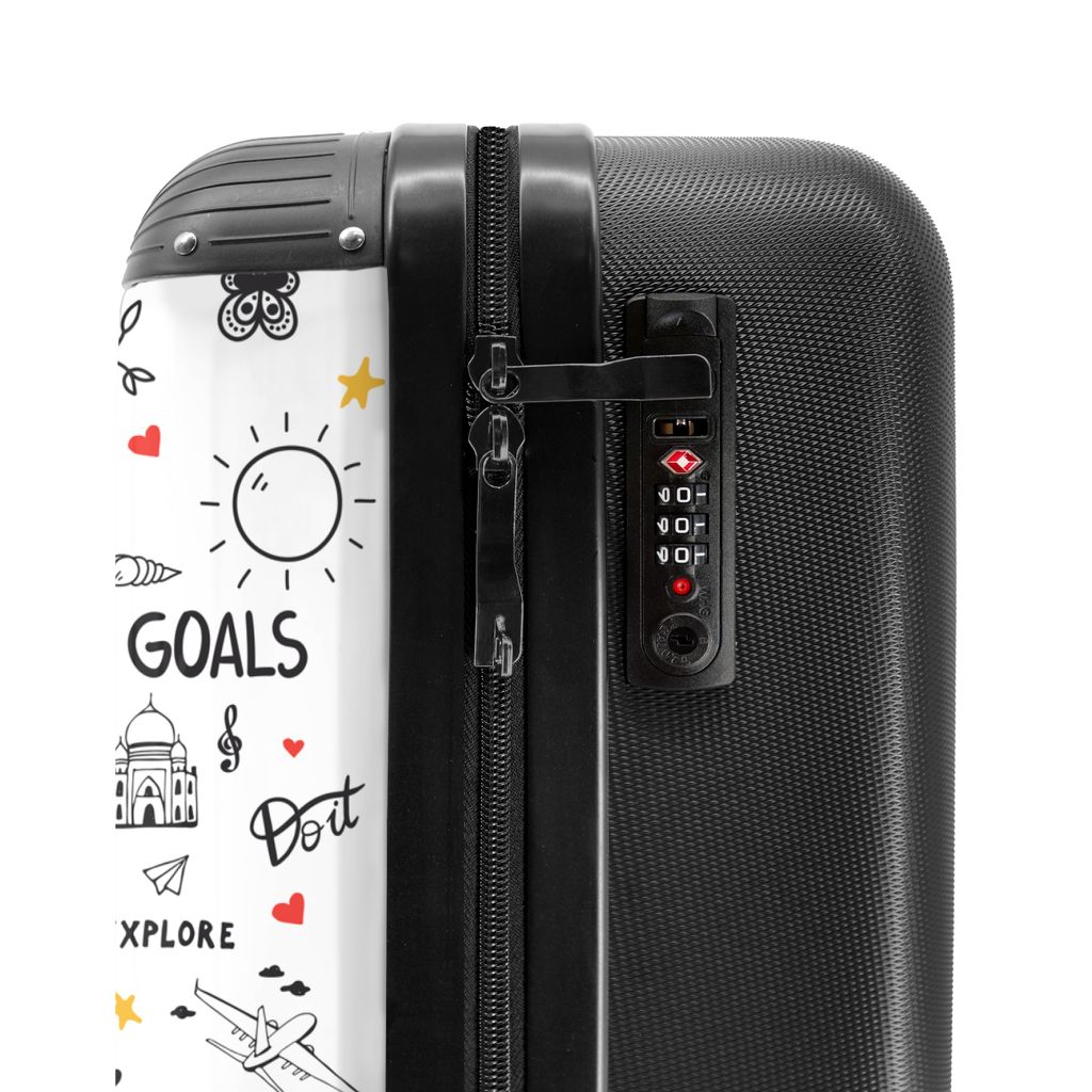 NoBoringSuitcases.com Kufor na príručnú batožinu z tvrdej Obrázok produktu 5