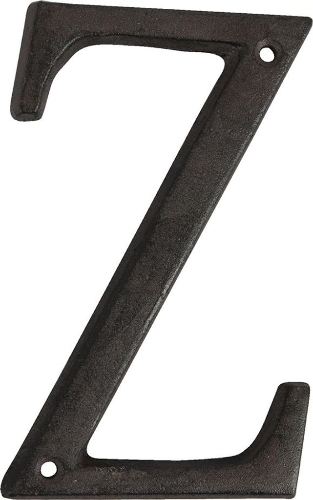 Clayre & Eef Eisen Buschstabe Z 13 cm Braun Eisen Produktbild 