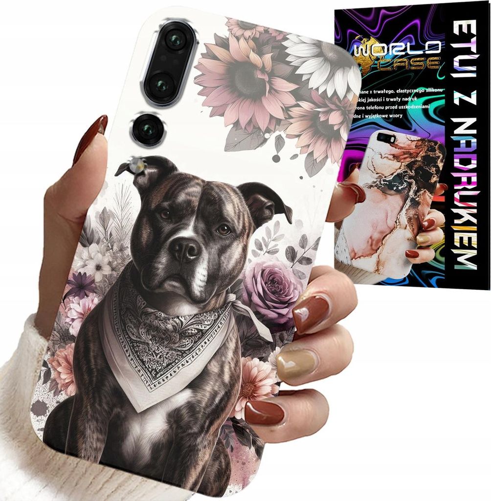 Fall Für Huawei P20 Plus - Pitbull Gefährliche Hunde Fall Zurück Fall