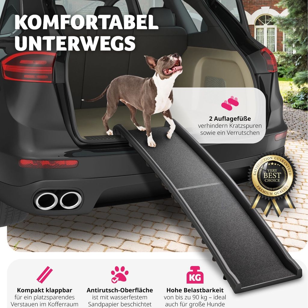 Rampa pre psov Paw Step Auto, skladacia a protišmyková, do Obrázok produktu 4