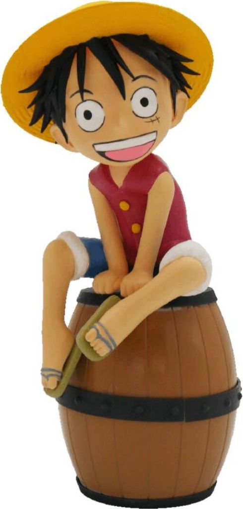 Affe D. Luffy Figur Lampe auf Fass 27 cm
