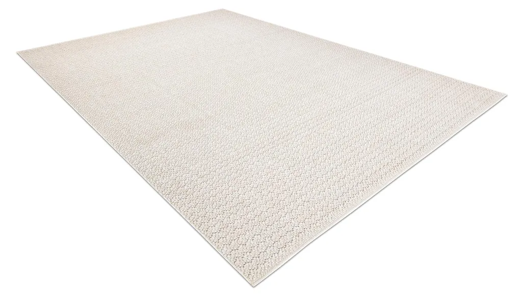 Moquette structurée JERSEY 19236 crème bouclée - Tapis 80x150 résistant
