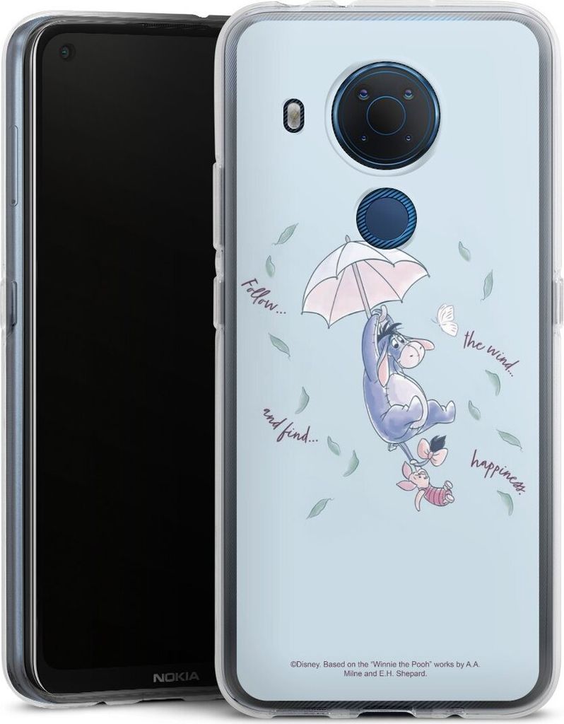 DeinDesign Handyhülle für Nokia 5.4 Silikon Hülle Case Smartphone Schutzhülle Disney Offizielles Lizenzprodukt Winnie Puuh I-Aah