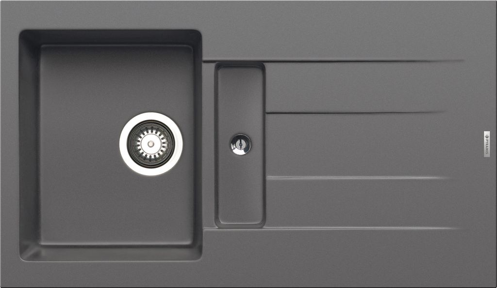 PYRAMIS Spüle ATHLOS 86x50 in IRON GREY mit Produktbild 