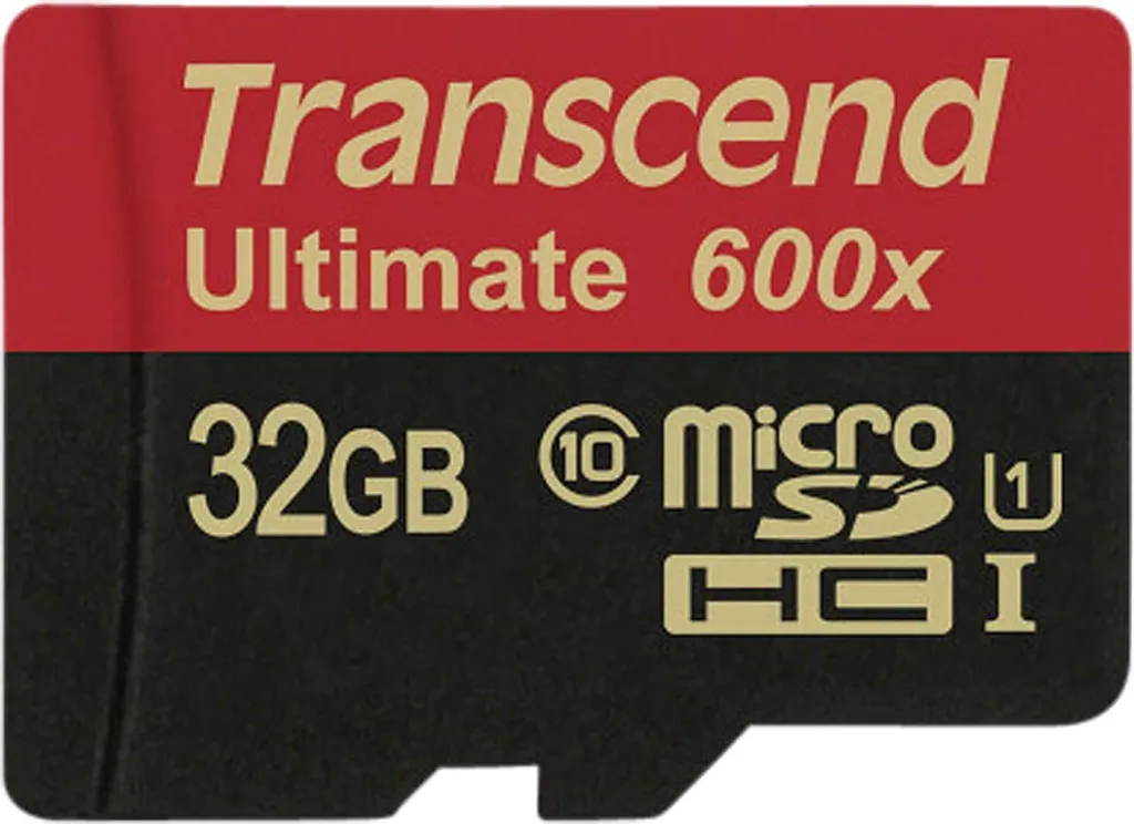 Carte Micro SDHC Transcend Ultimate 32 Go Class 10 UHS-I TS32GUSDHC10U1