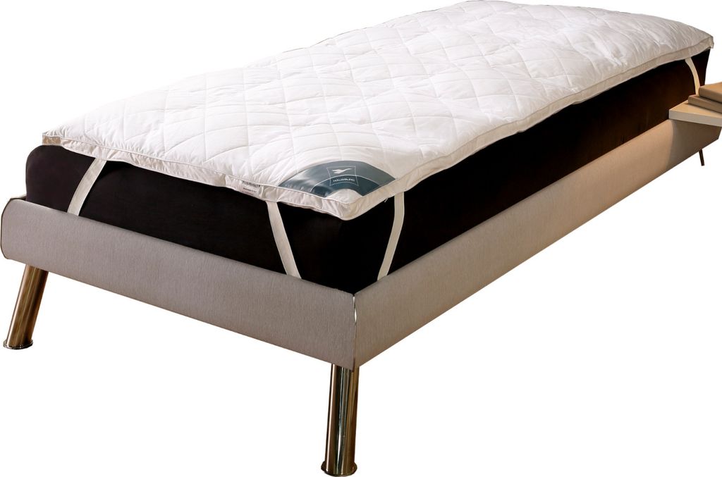 Häussling Feder- Daunen Matratzentopper mit 3 cm Innen-und Außensteg, Größe 180x200 cm