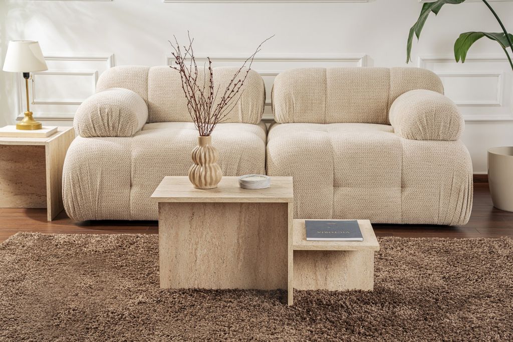Skye Decor, Harmony - Travertine, Couchtisch, Travertin, Produktbild 2