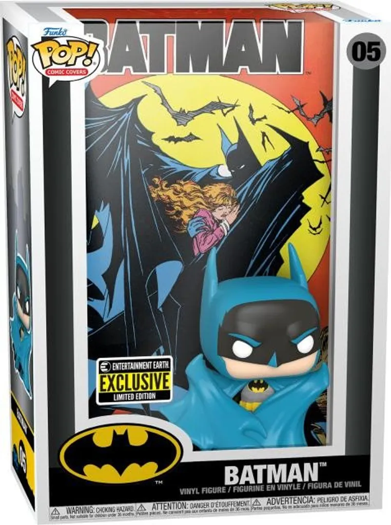 Figurine Pop Batman Comic Cover boîtier anti-poussière de vitrine