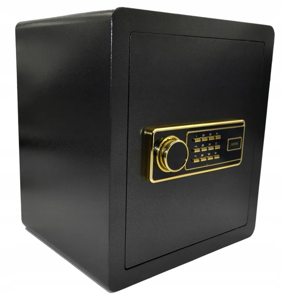 Coffre-fort électronique Anti-Vol Noir - Sécurité Armoire à Code Code - 2