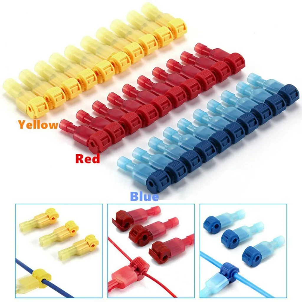 Cosses à sertir type T pour installation auto et électricité 360 pcs