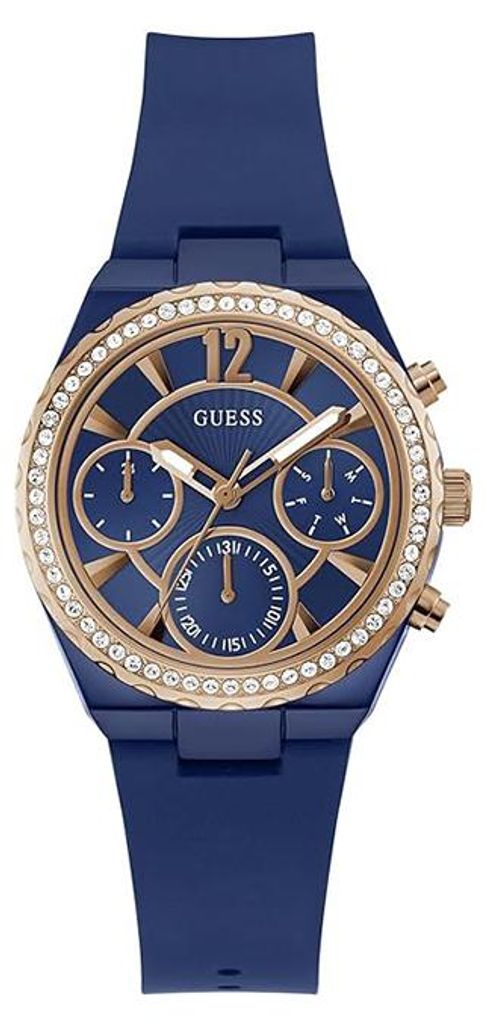 Guess Damenuhr Diana, 36 mm Gehäuse, Blau-Zweifarbig, Produktbild 