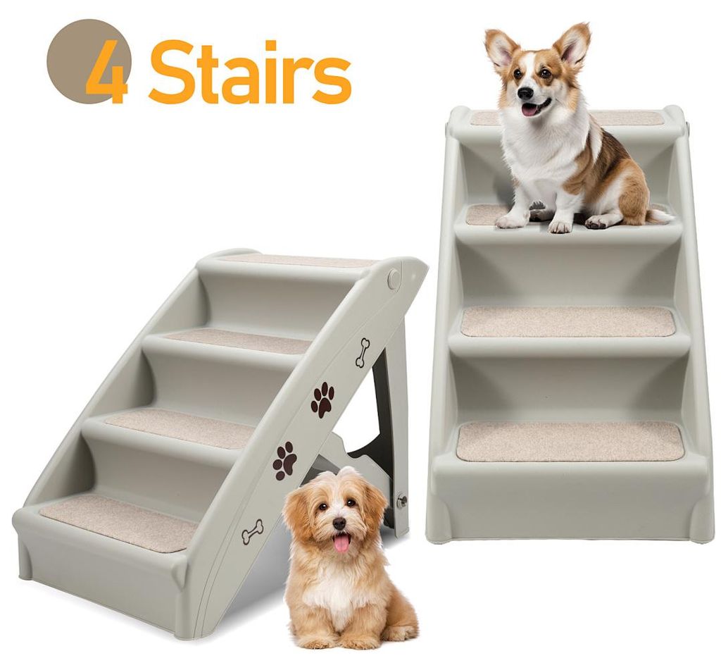 Vigevee Rampe pour chien, escalier pour chien, 4 marches, Image du produit 