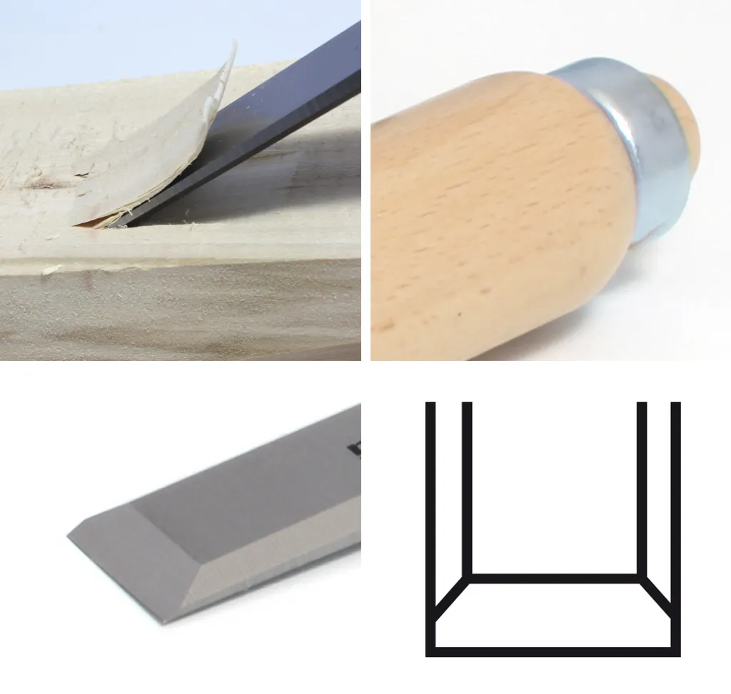 Narex 810140 Wood Line Profi 40mm: Scalpello per Grandi Incastri