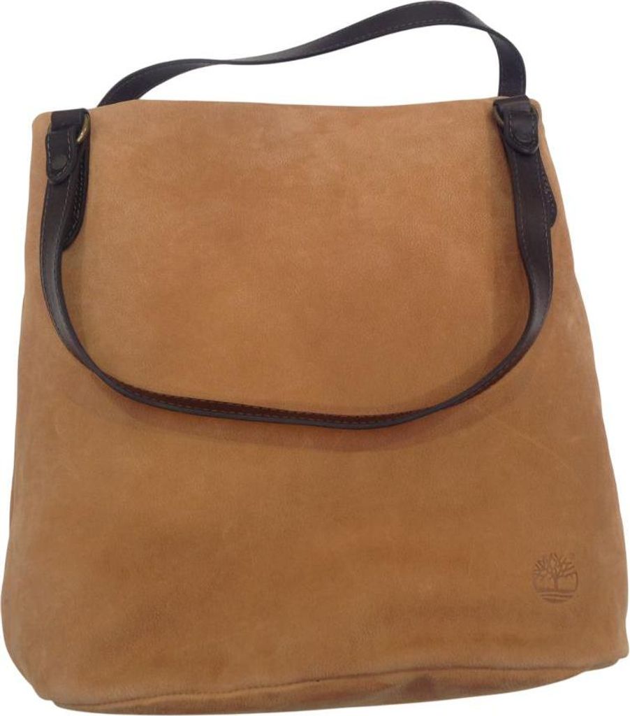 Timberland Handtasche Shopper Damen Leder Stoff Beige M3525-205