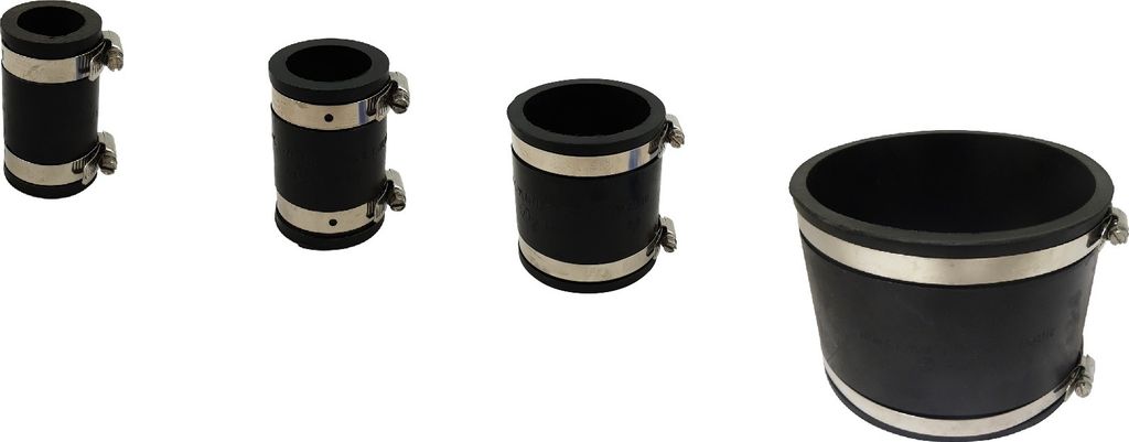 Flexible Muffe Gummimuffe Rohrverbinder - 90 mm Produktbild 
