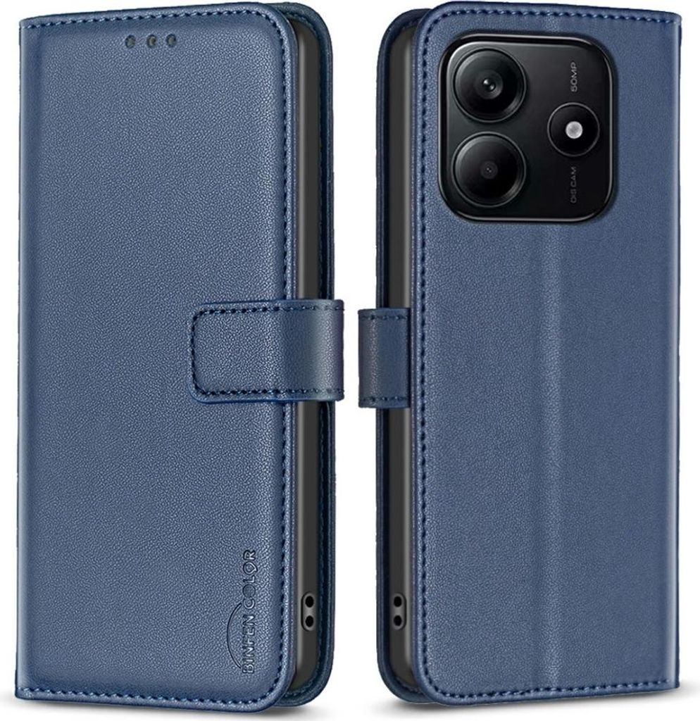 Xiaomi Redmi Note 14 4G Hülle - BINFEN Klapphülle - Blau