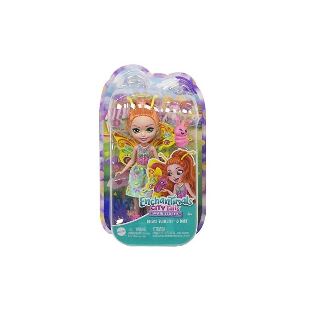 Enchantimals City Tails HKN12, Modepuppe, Weiblich, 4 Jahr(e), Junge/Mädchen, 170 mm, Mehrfarbig