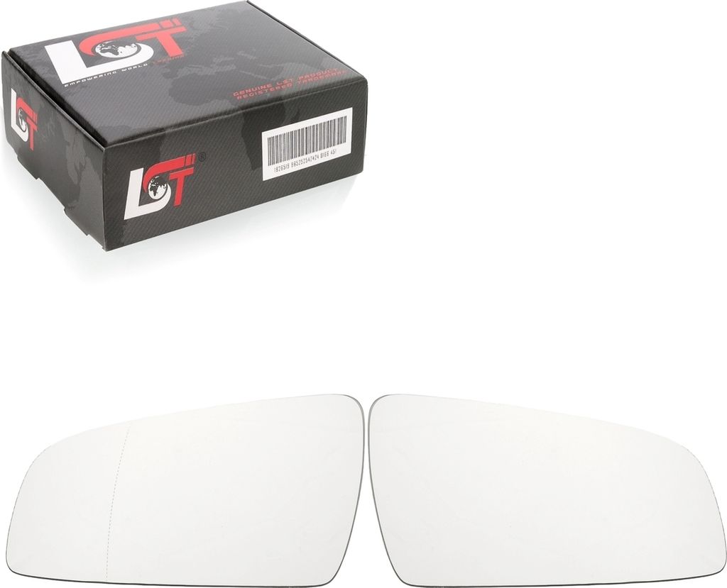 2x Außenspiegel zum Kleben asphärisch konvex links rechts für Opel Zafira B -08