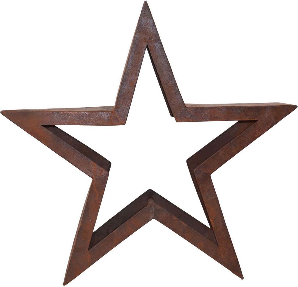 Kaminholzregal - Holzregal aus Eisen "Stern"