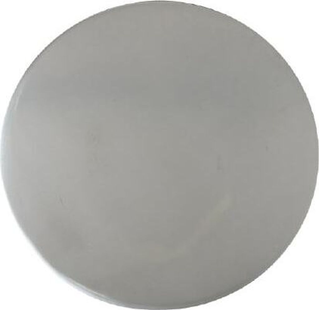 Kerzenteller Edelstahl silber poliert Ø 10 cm